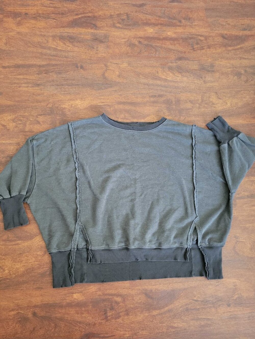 We The Free Camden Sweatshirt Slouchy Oversized Pullover XS Lagenlook